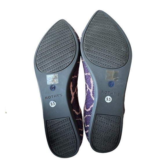 Rothy’s The Point Violet Giraffe Retired Women’s Size 9.5 New - Picture 6 of 8
